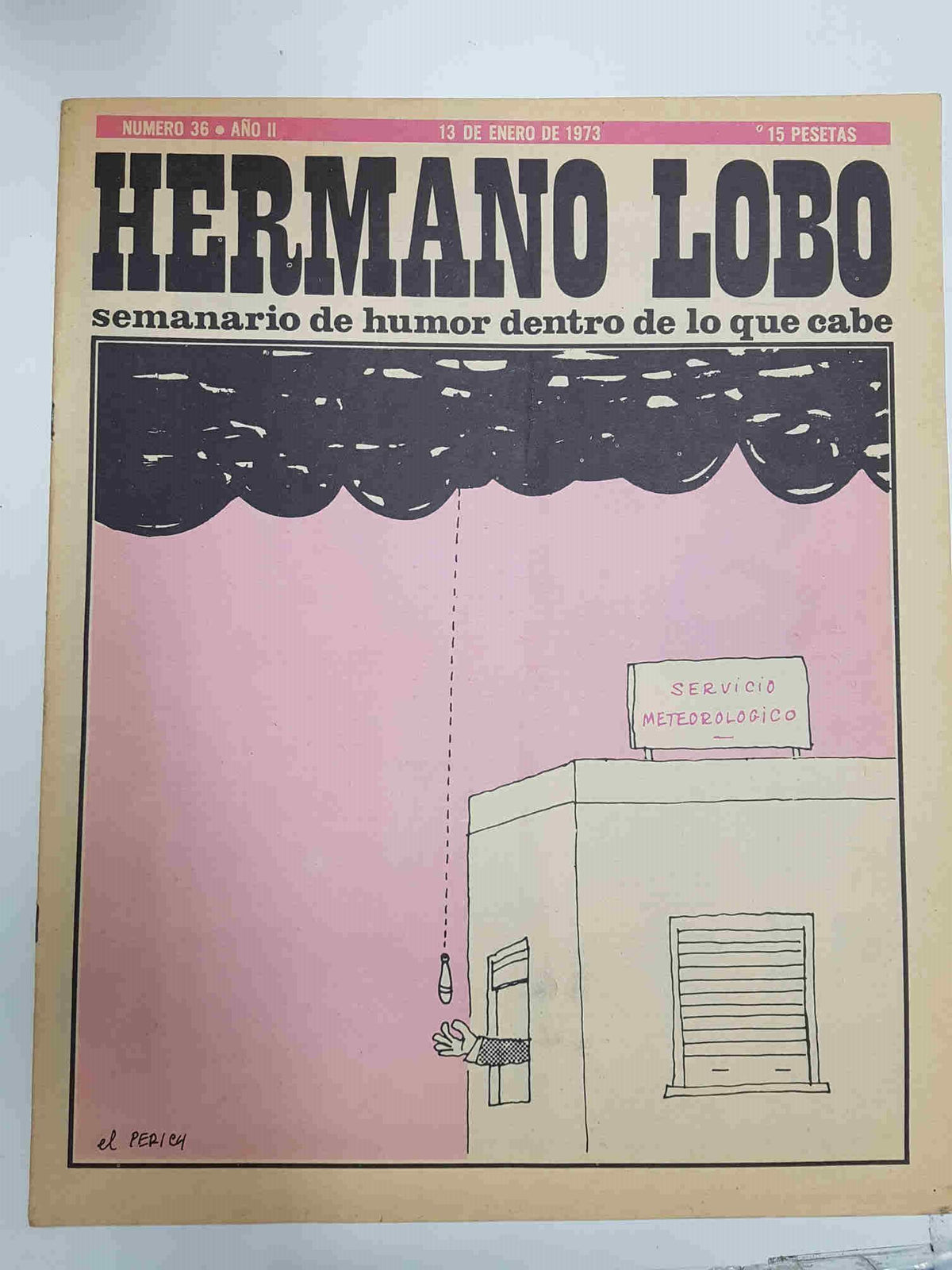 Hermano Lobo numero  036: portada de Perich
