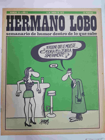 Hermano Lobo numero  035: portada de Forges