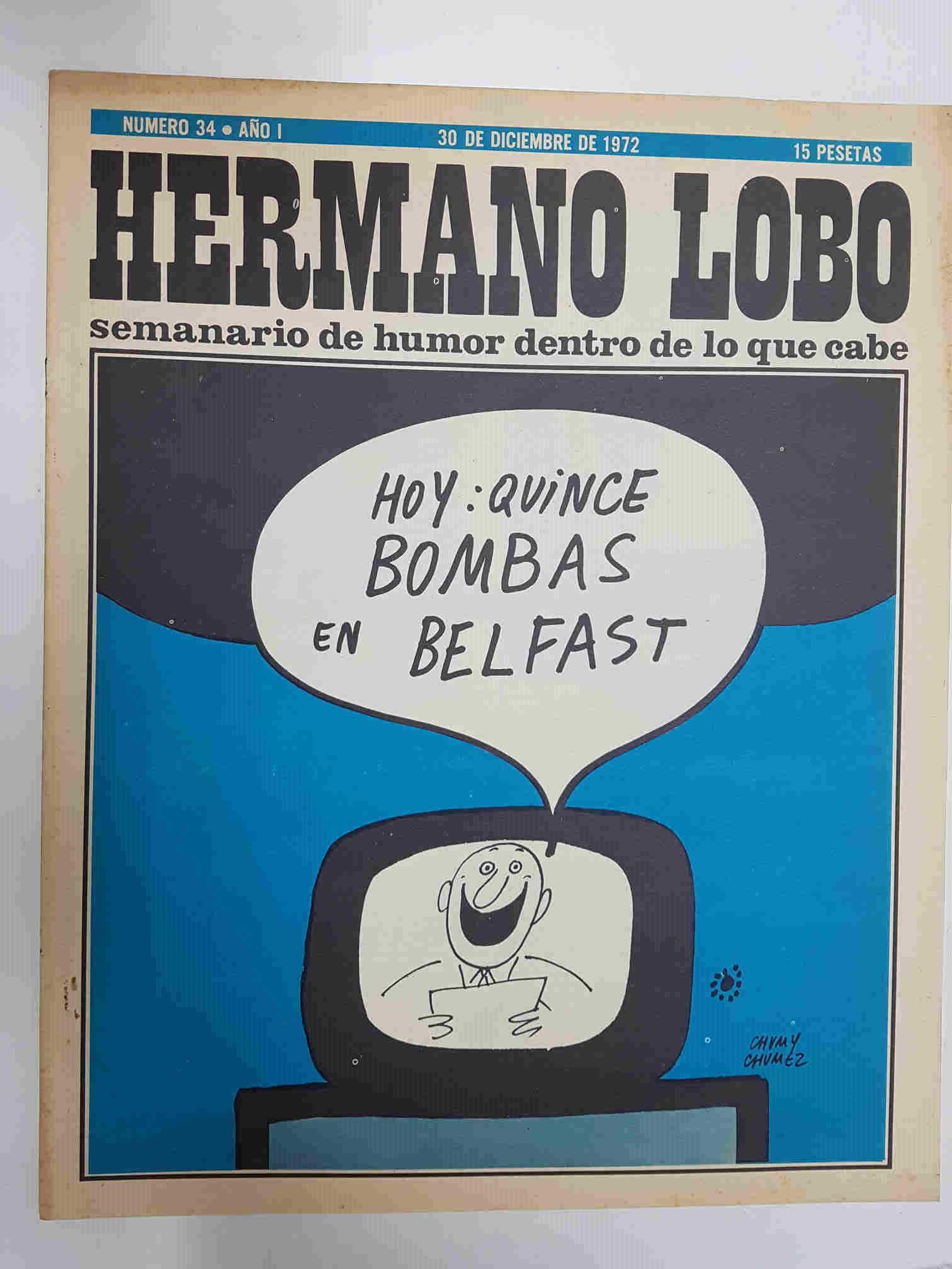 Hermano Lobo numero  034: portada de Chumy Chumez