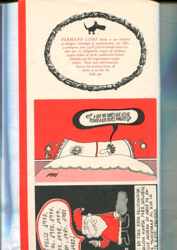 Hermano Lobo numero  032: portada de Ops (obsequio 5 postales 