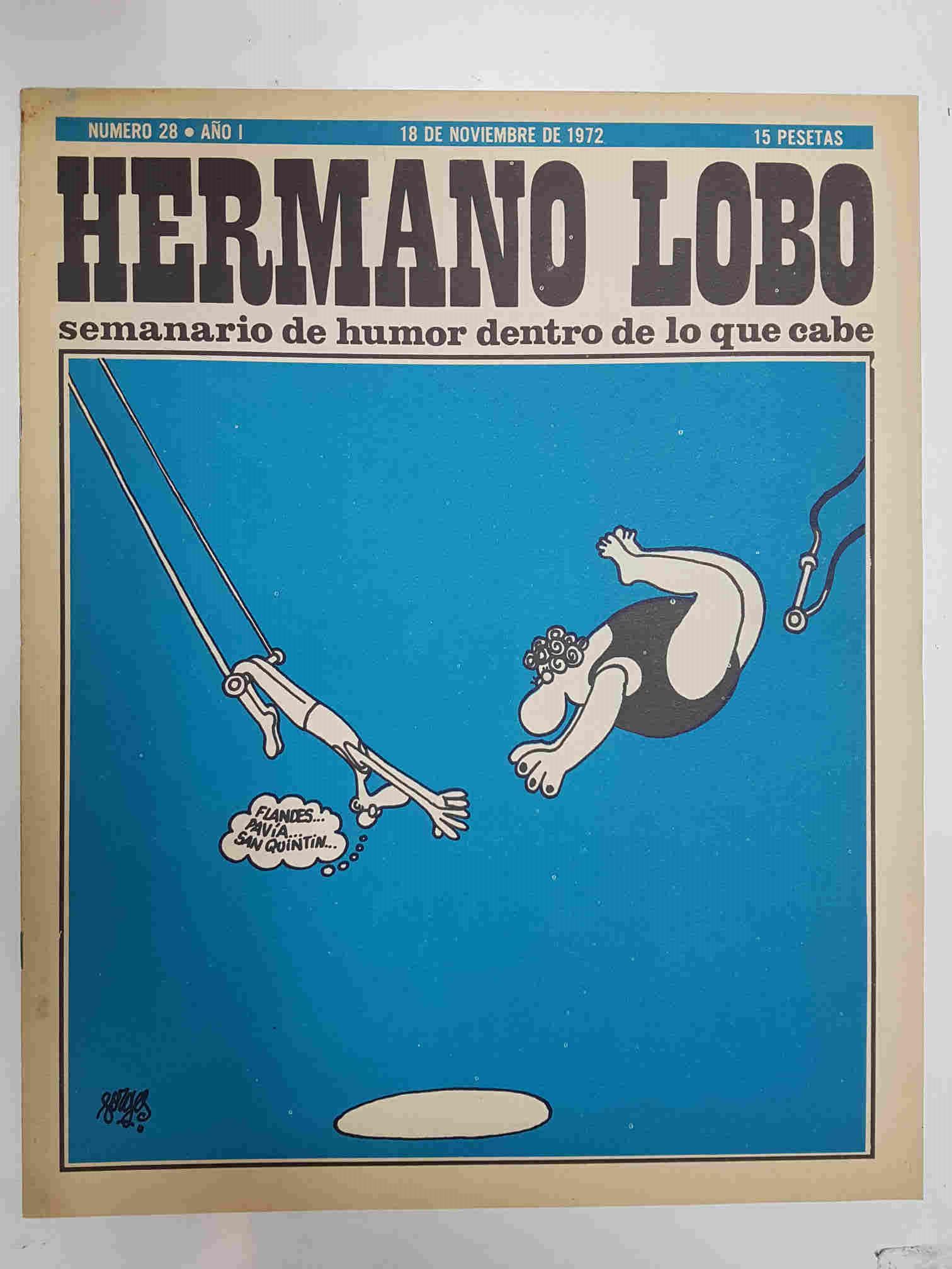 Hermano Lobo numero  028: portada de Forges