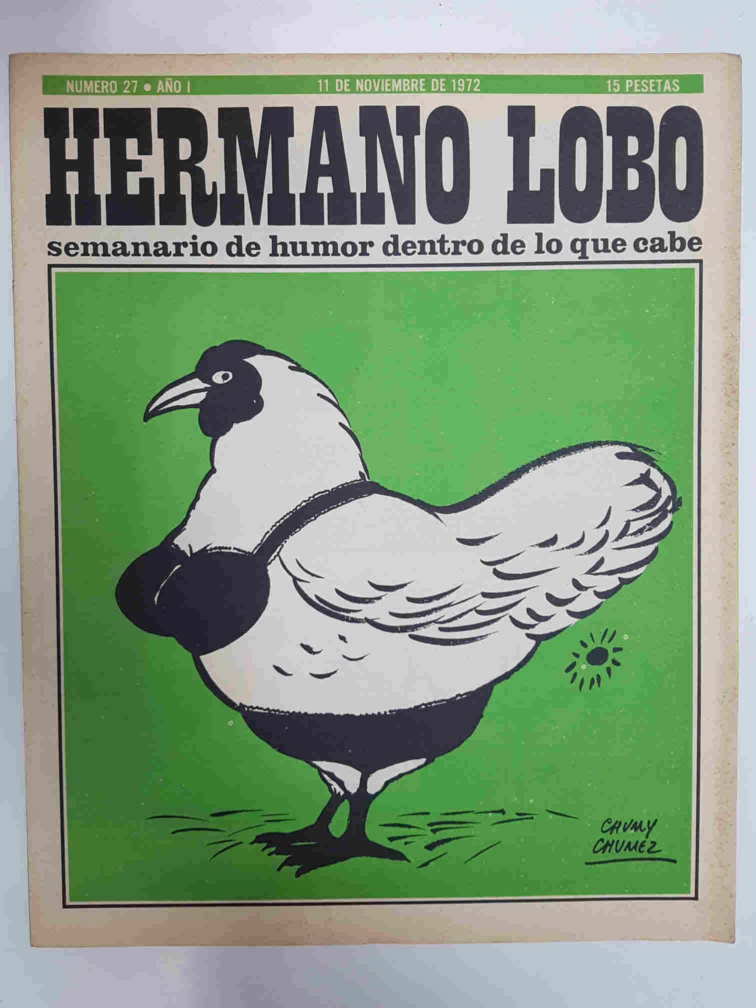 Hermano Lobo numero  027: portada de Chumy Chumez