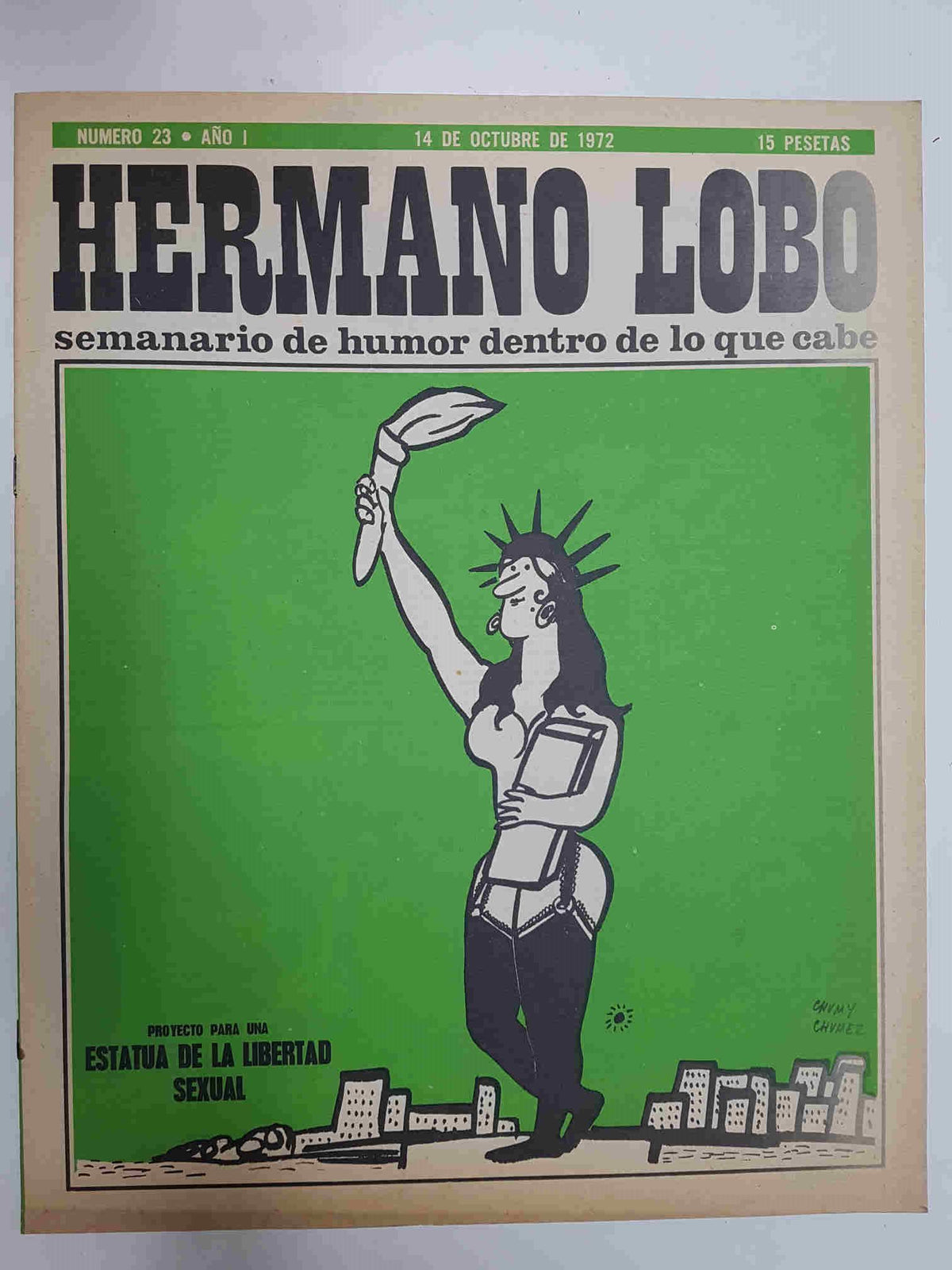 Hermano Lobo numero  023: portada de Chumy Chumez