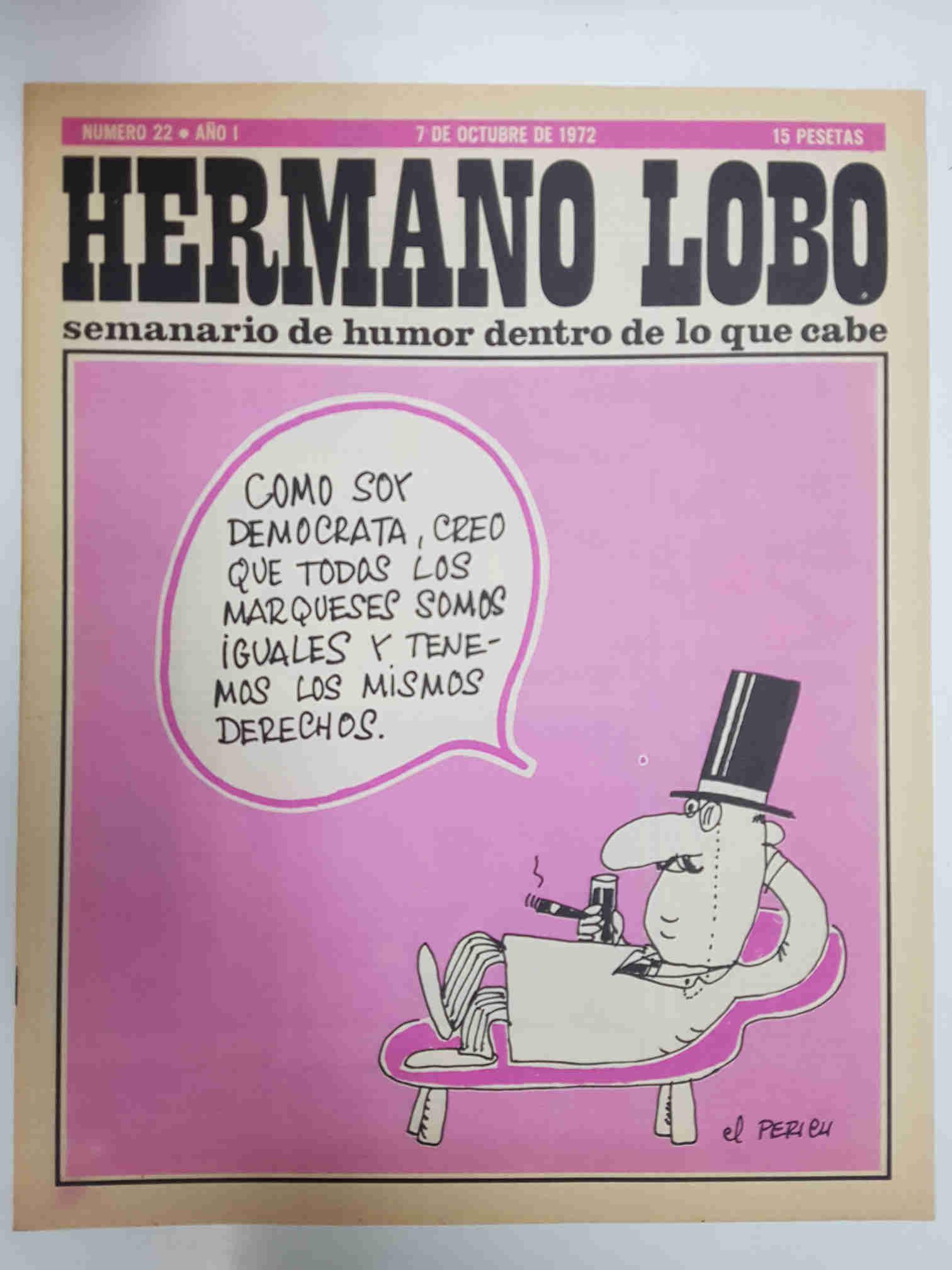 Hermano Lobo numero  022: portada de Perich