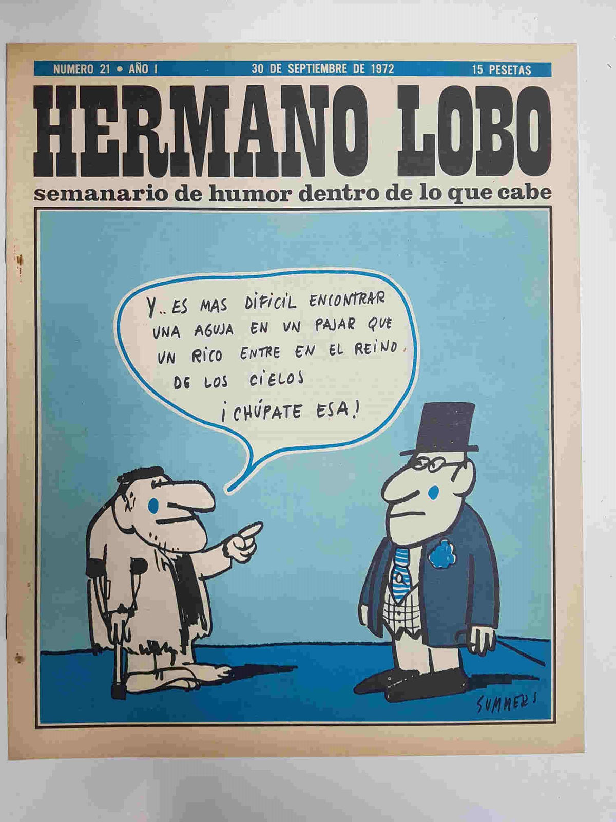Hermano Lobo numero  021: portada de Summers