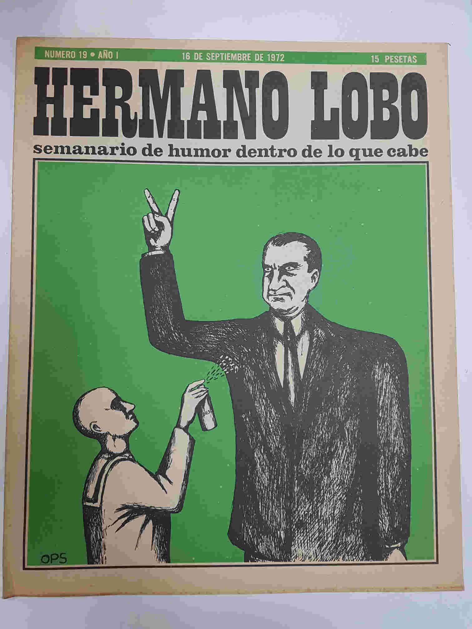 Hermano Lobo numero  019: portada de Ops