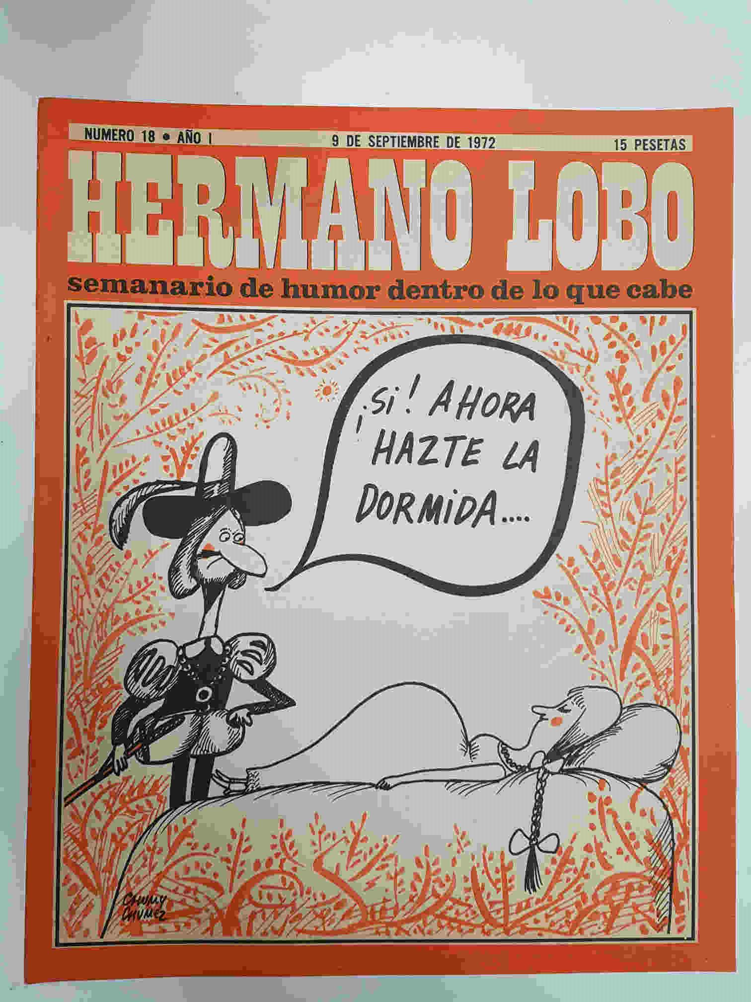 Hermano Lobo numero  018: portada de Chumy Chumez