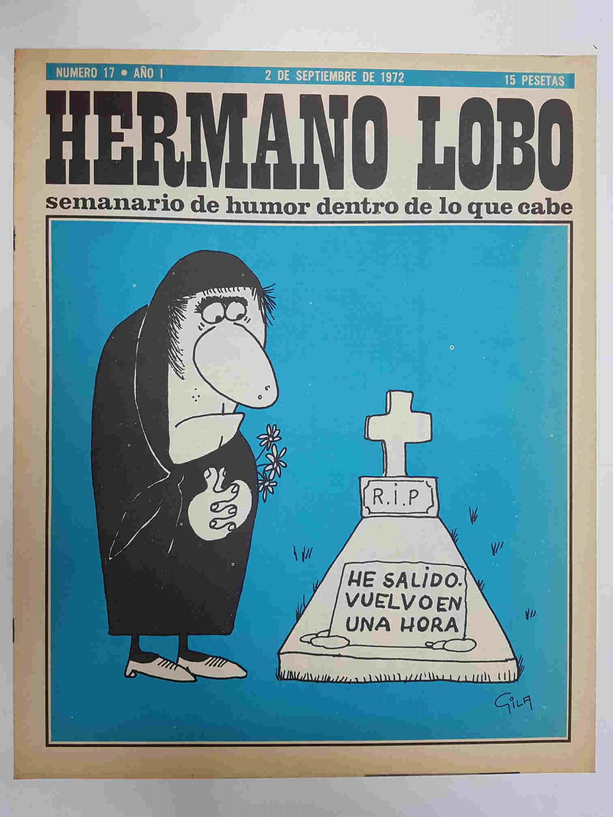 Hermano Lobo numero  017: portada de Gila