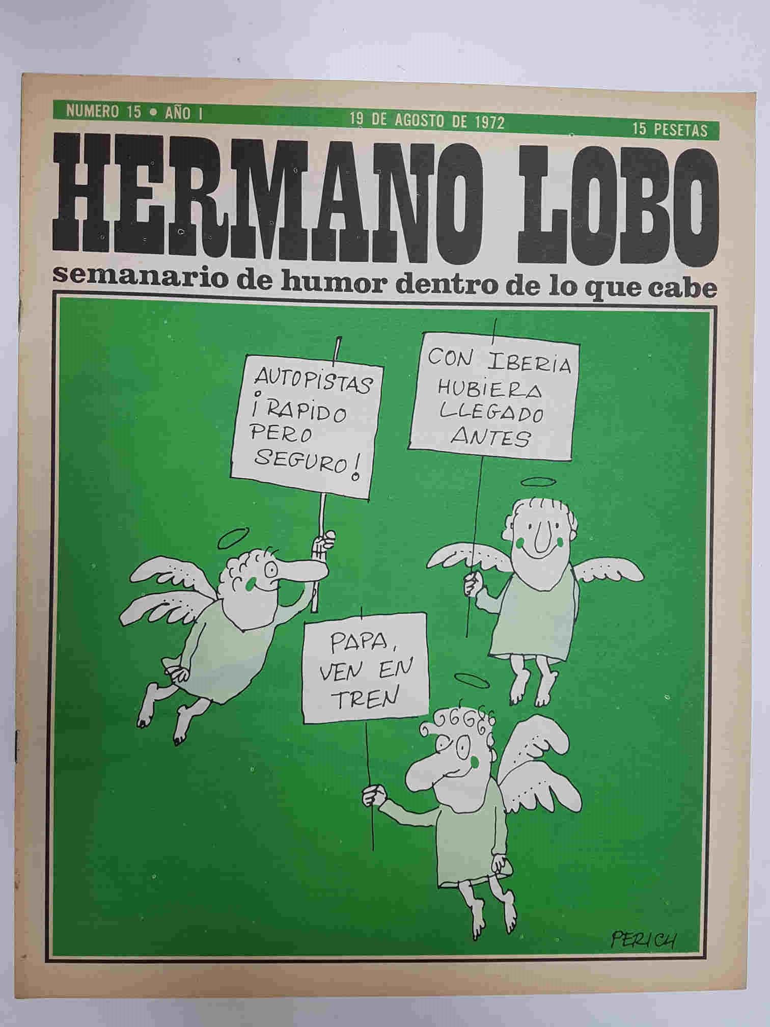 Hermano Lobo numero  015: portada de Perich