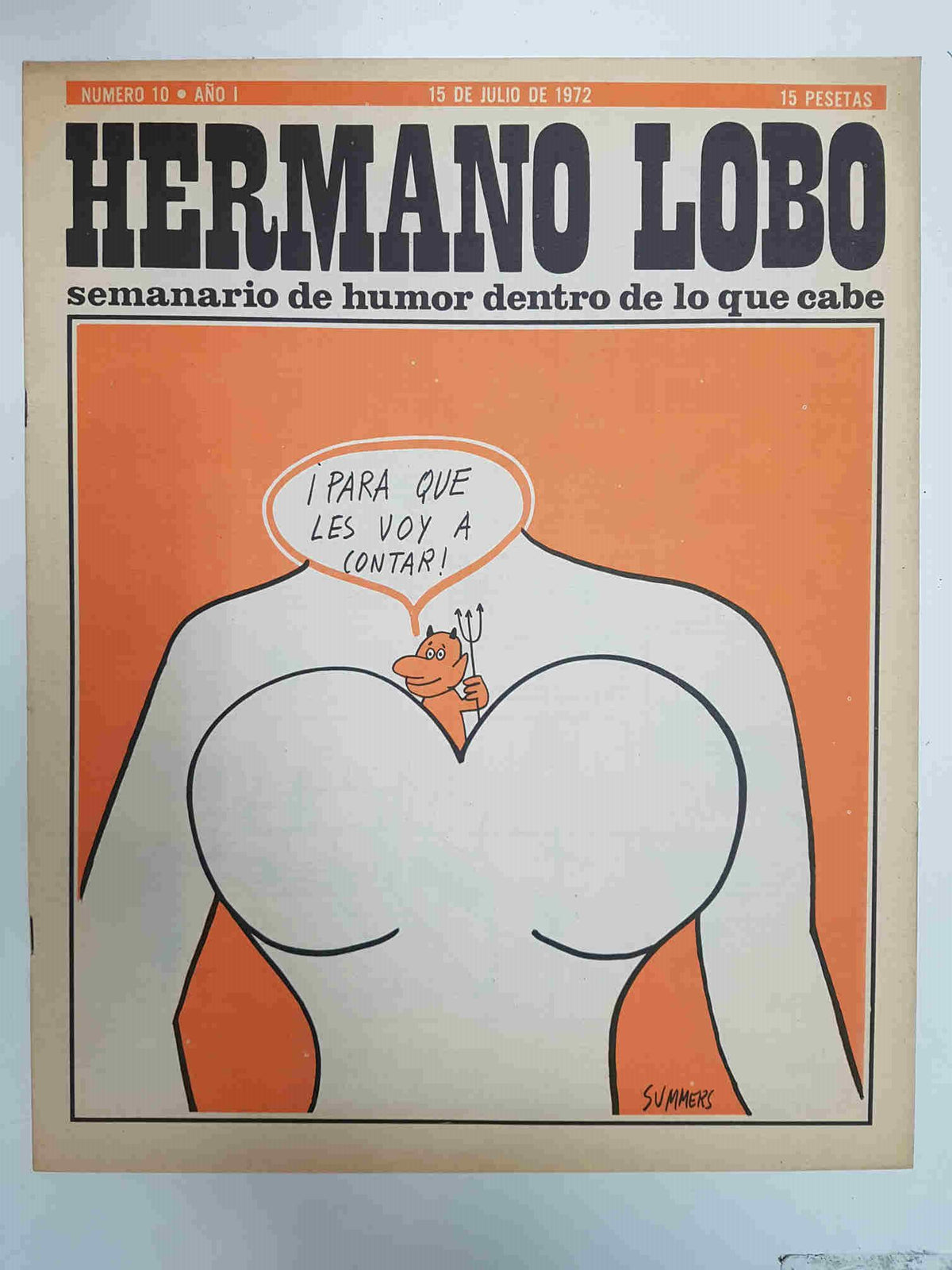 Hermano Lobo numero  010: portada de Summers
