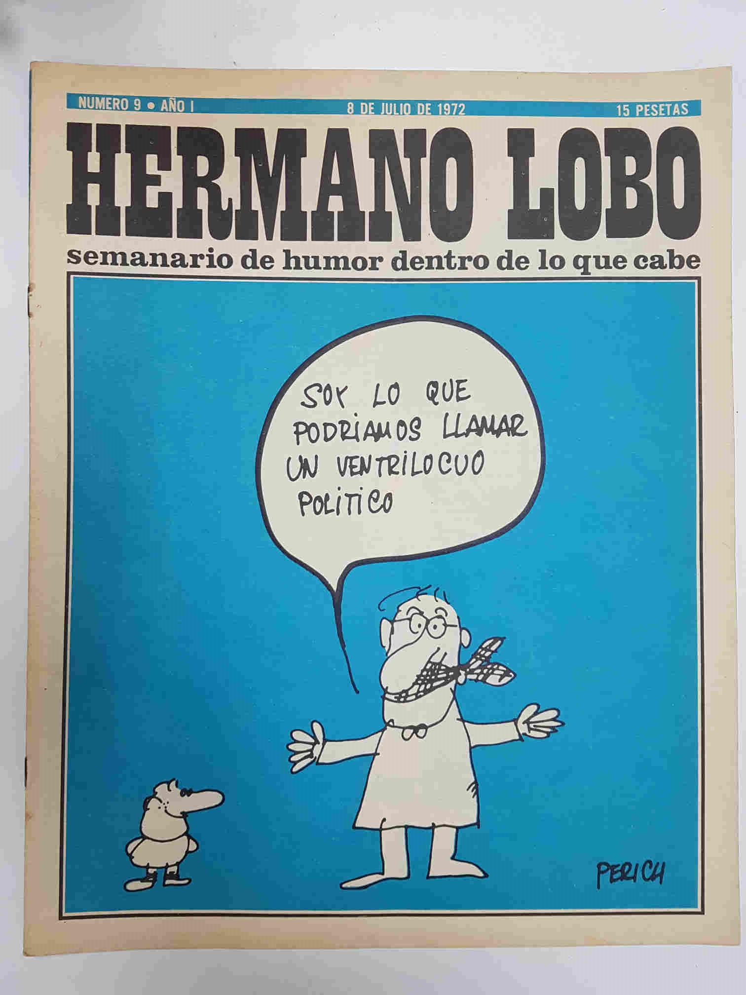 Hermano Lobo numero  009: portada de Perich