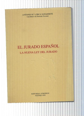 El Jurado Español. La nueva ley del jurado