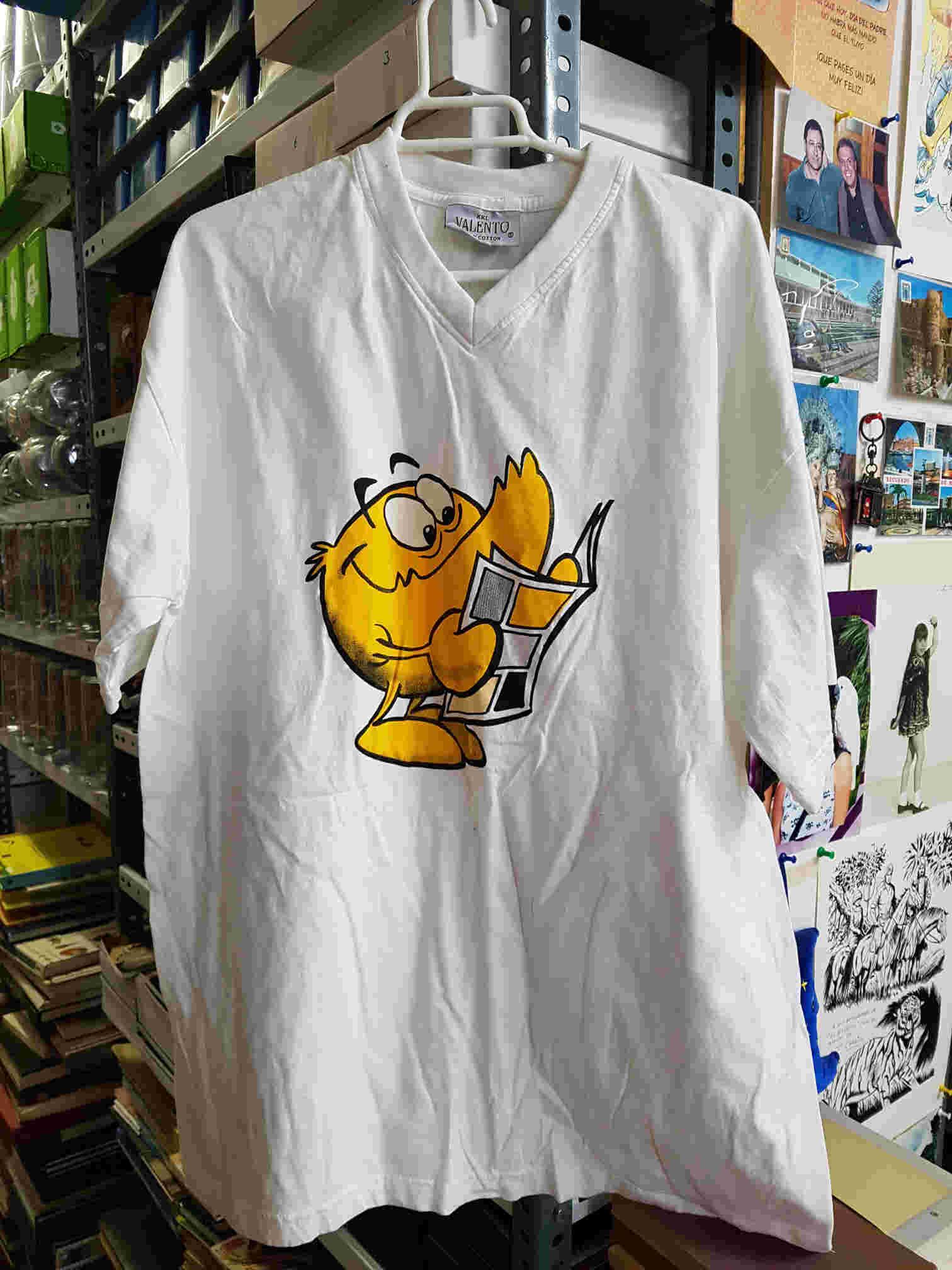 Camiseta con la mascota de El Boletin - El Boletinico. Talla XXL