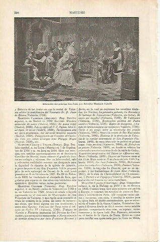 LAMINA ESPASA 1132: Educacion del principe don Juan obra de Martinez Cubells
