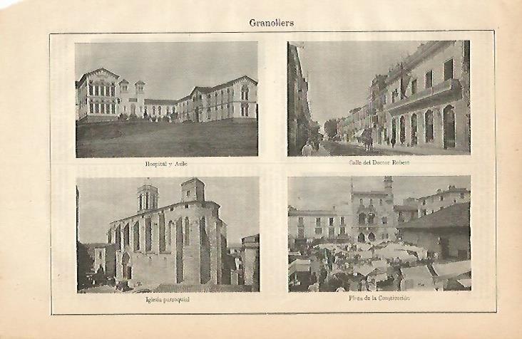 LAMINA ESPASA 2185: Vistas de Granollers Barcelona