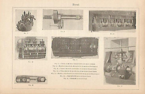 LAMINA ESPASA 5374: Motor diesel