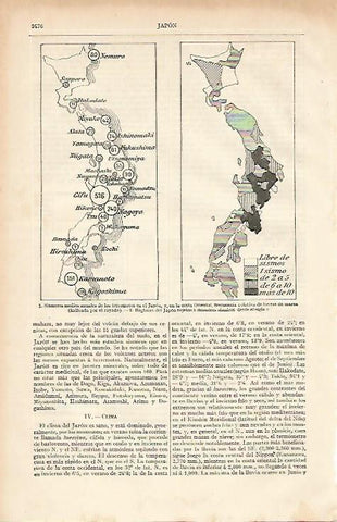LAMINA ESPASA 6144: Mapa de seismos en Japon