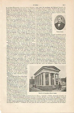 LAMINA ESPASA 6292: Mausoleo de Benito Juarez