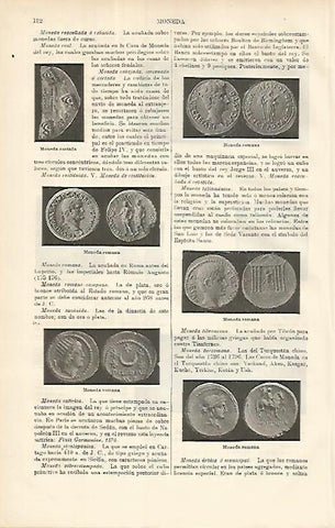 LAMINA ESPASA 8535: Ejemplos de monedas romanas