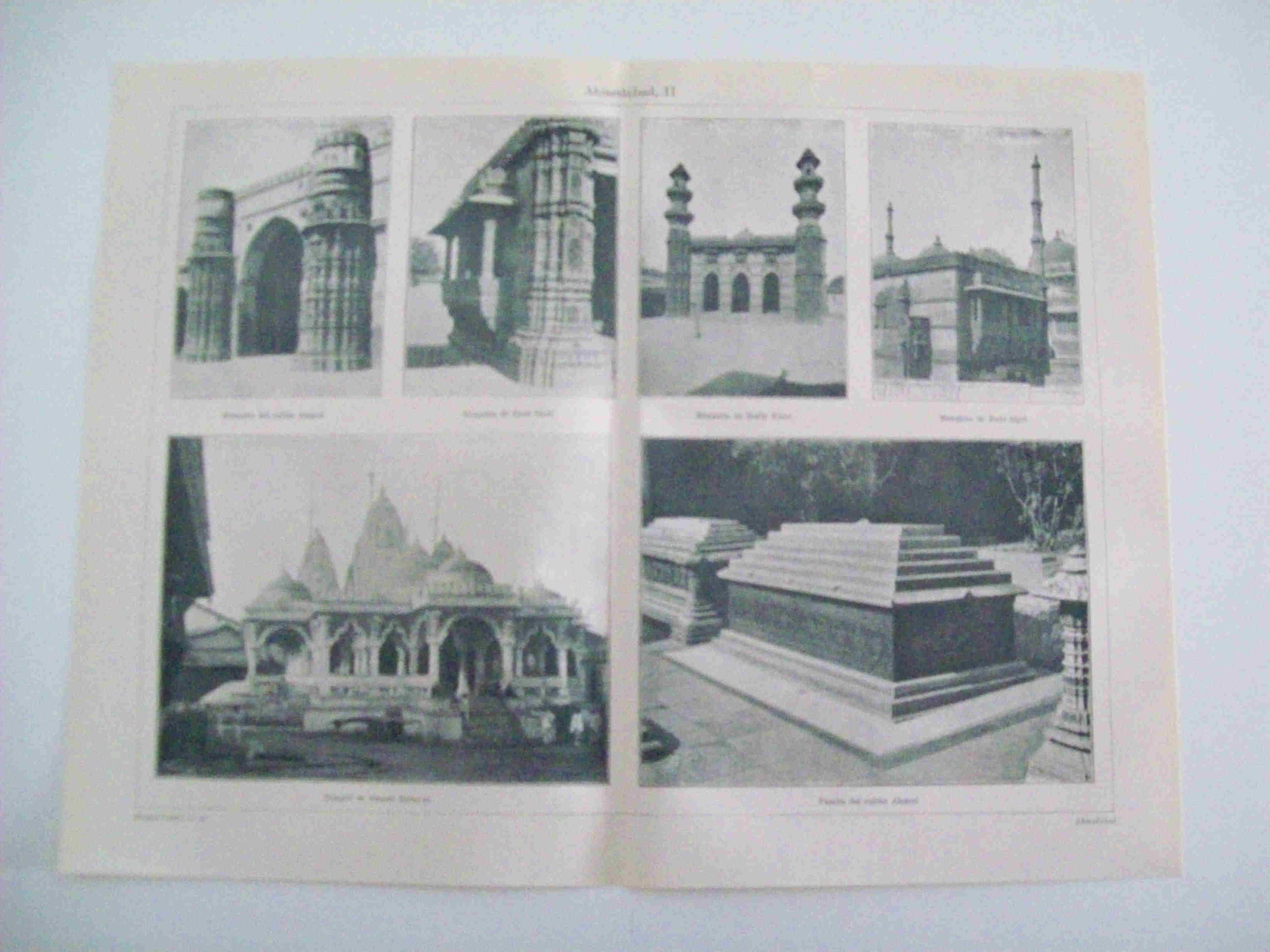 LAMINA ESPASA 12691: Vistas de Ahmedabad India
