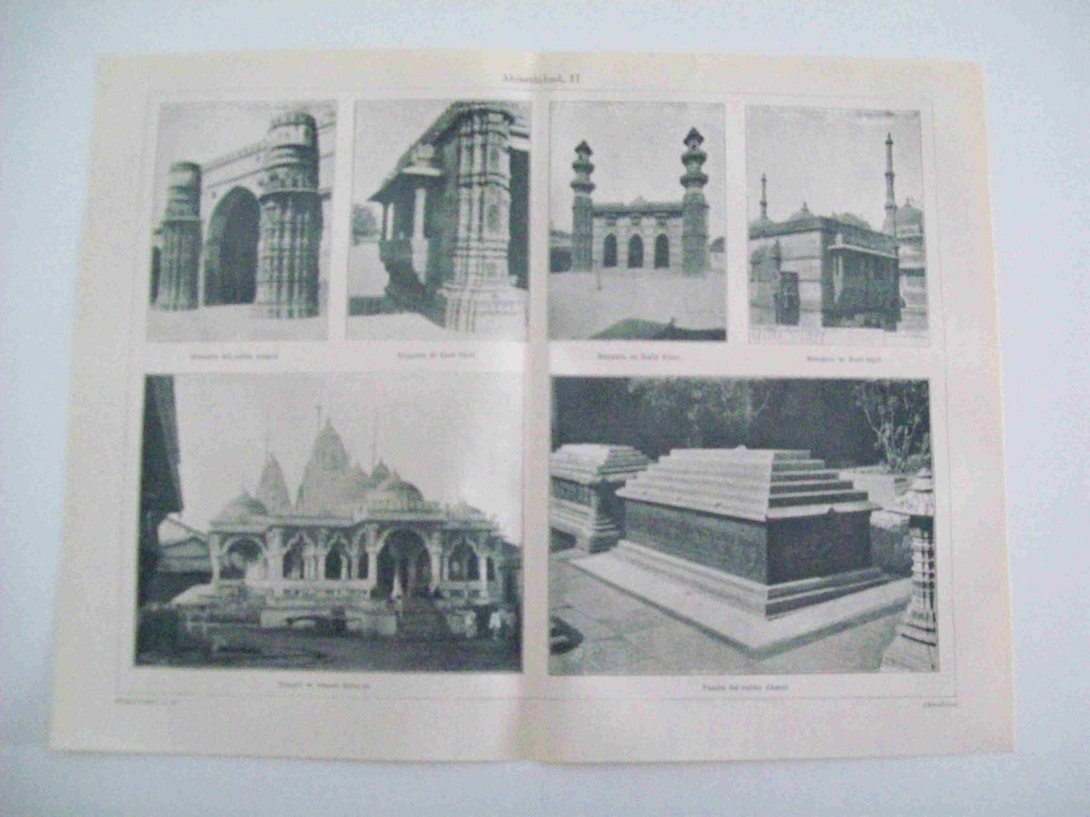 LAMINA ESPASA 12691: Vistas de Ahmedabad India