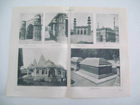 LAMINA ESPASA 12691: Vistas de Ahmedabad India