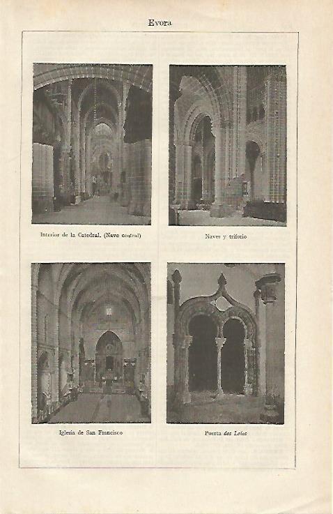 LAMINA ESPASA 16459: Catedral de Evora Francia