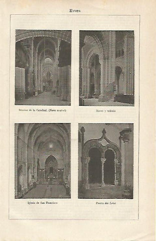 LAMINA ESPASA 16459: Catedral de Evora Francia