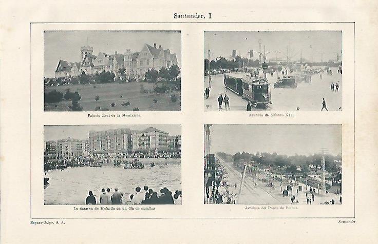 LAMINA ESPASA 12250: Panoramicas de Santander