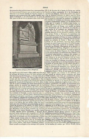 LAMINA ESPASA 16278: Sepultura de Espoz y Mina en Pamplona