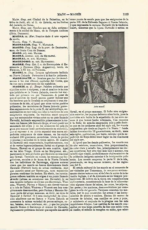 LAMINA ESPASA 18687: Jefe maori