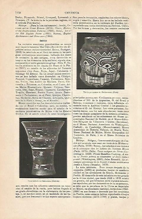 LAMINA ESPASA 2906: Ceramicas precolombinas