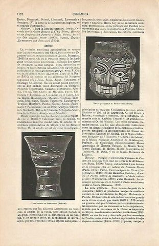LAMINA ESPASA 2906: Ceramicas precolombinas