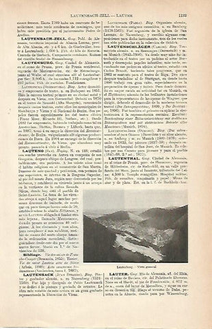 LAMINA ESPASA Alemania 9059: Vista general de Lauterberg Alemania