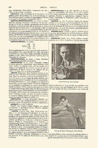 LAMINA ESPASA 10857: Autorretrato y Retrato de Maria Melato por Jose Amisani