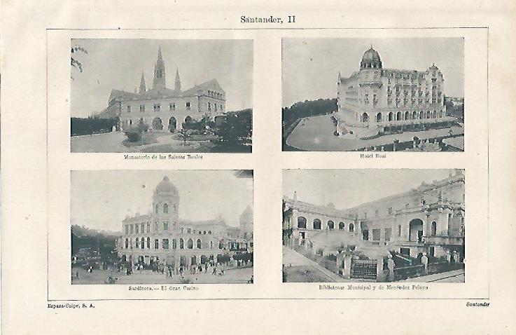 LAMINA ESPASA 12251: Edificios de Santander