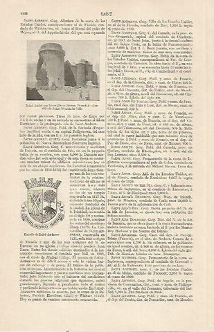 LAMINA ESPASA 22943: Castillo de Saint Mesmin la Ville Francia