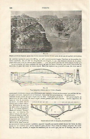 LAMINA ESPASA 23029: Puente sore el rio Zambeze