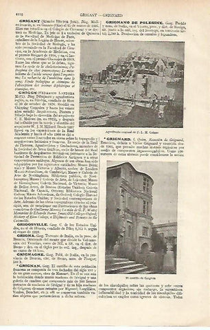 LAMINA ESPASA 16188: Aguafuerte de L.M. Griggss