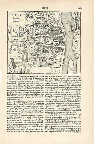 LAMINA ESPASA 15806: Plano de Perth Escocia
