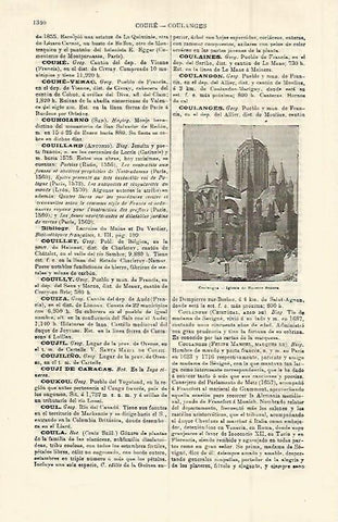 LAMINA ESPASA 15122: Iglesia de Coulanges