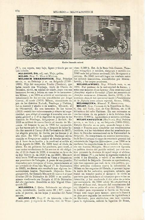 LAMINA ESPASA 23985: Coche Milord