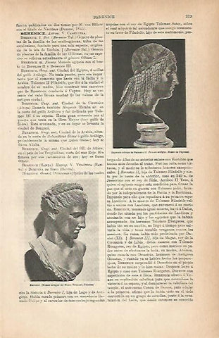 LAMINA ESPASA 25158: Retrato de Berenico II