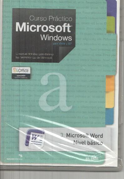 CD Curso Practico Microsoft Windows para Vista y XP - 3. Microsoft Word, nivel basico