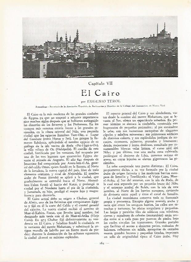 LAMINA 9447: El Cairo