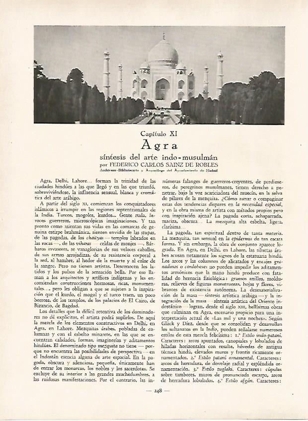 LAMINA 9492: Agra