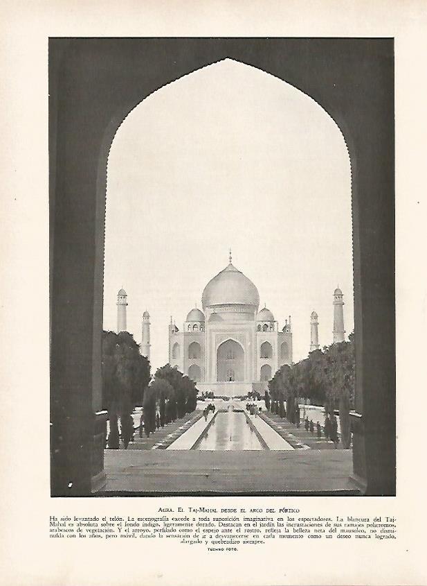 LAMINA 9493: Agra: Taj Majal