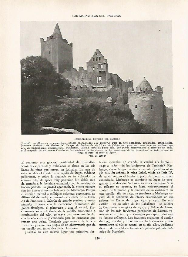 LAMINA 9547: Castillo de Rudelsburgo