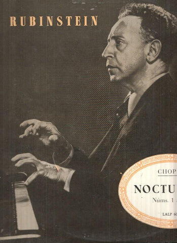 LP: Nocturnos de Chopin - Numeros 1 al 10, Arthur Rubinstein - piano