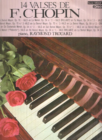 LP: 14 valses de F. Chopin - Raymond Trouard al piano